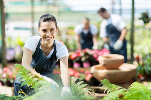 Forestdale gardening services trimming hedges and caring for flower beds